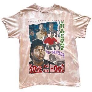 Philcos Boyz N The Hood tie-dye graphic tee S/M pink